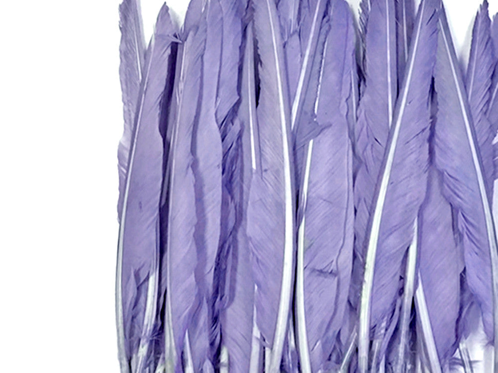 1/4 Lb. - Lavender Goose Pointers Long Primaries Wing Wholesale Feathers (Bulk)