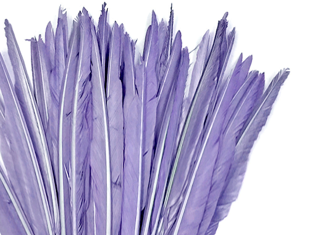 1/4 Lb. - Lavender Goose Pointers Long Primaries Wing Wholesale Feathers (Bulk)