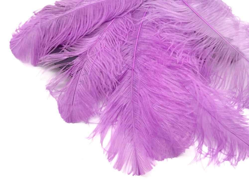 1/2 Lb. - 18-24" Lavender Large Ostrich Wing Plume Wholesale Feathers (Bulk)