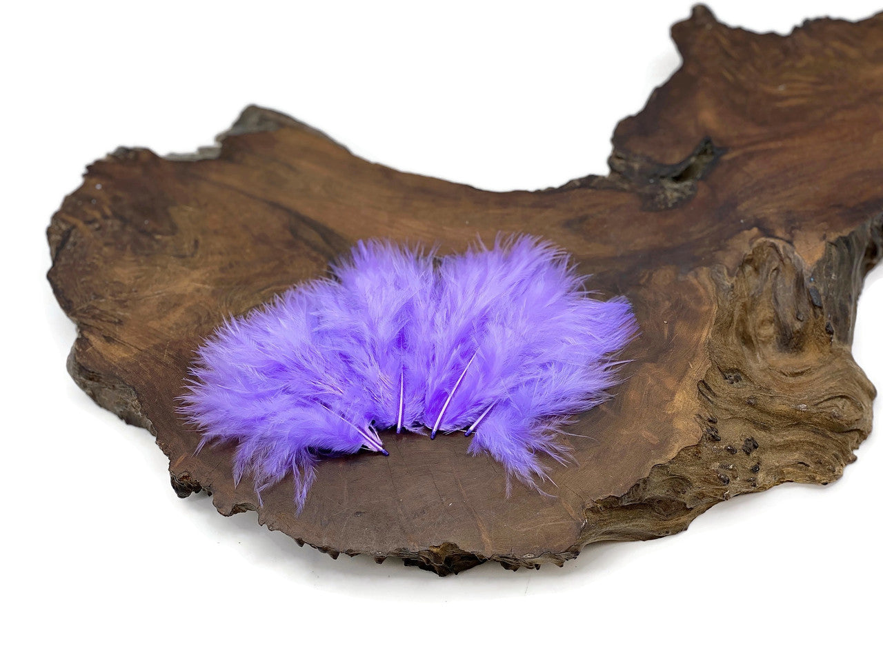 1/4 Lb - Lilac Turkey Marabou Short Down Fluffy Loose Wholesale Feathers (Bulk)