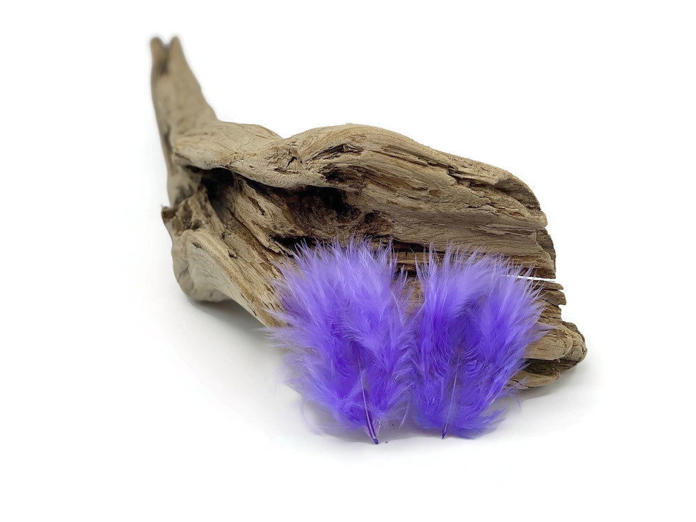 1/4 Lb - Lilac Turkey Marabou Short Down Fluffy Loose Wholesale Feathers (Bulk)