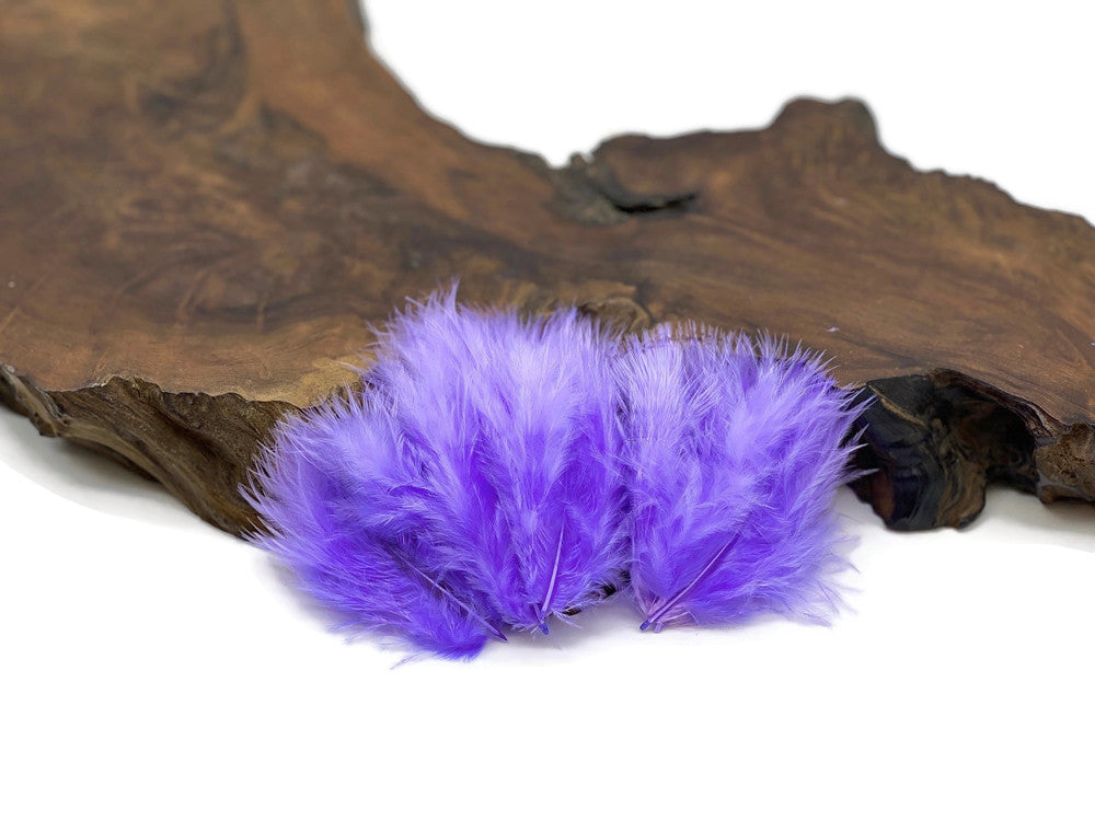 1/4 Lb - Lilac Turkey Marabou Short Down Fluffy Loose Wholesale Feathers (Bulk)