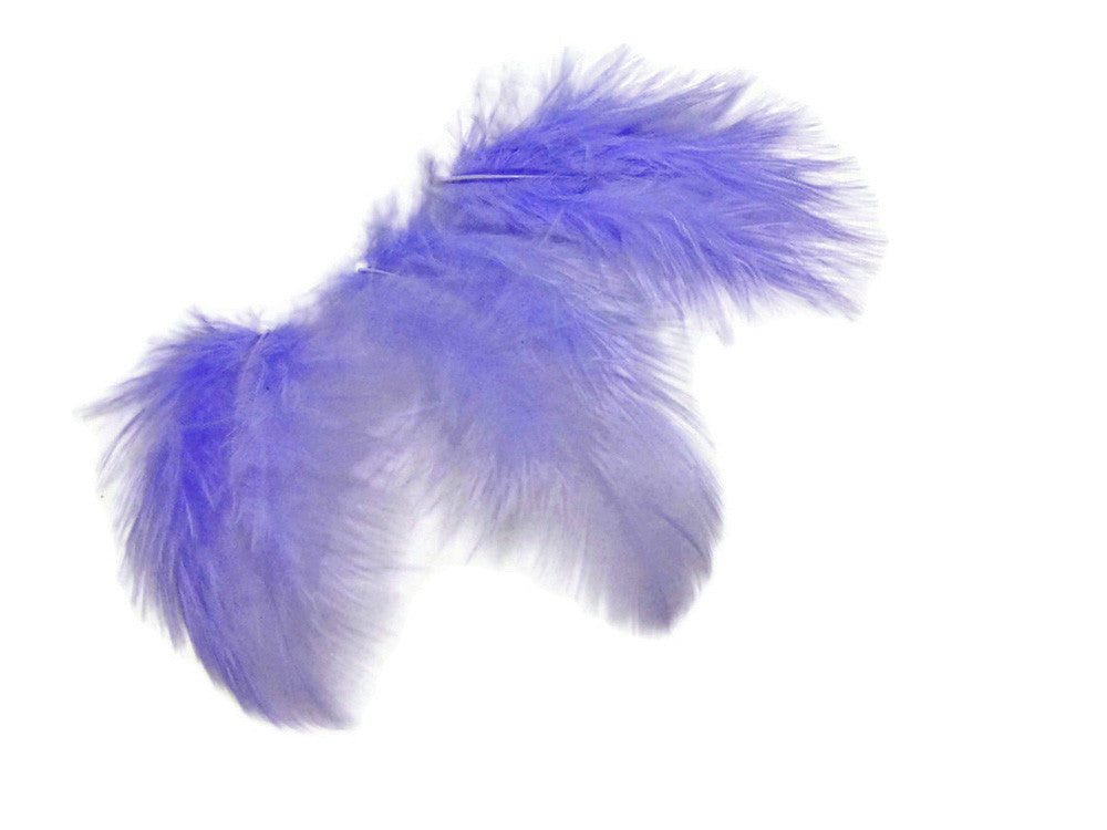 1 Pack - Lilac Turkey Marabou Short Down Fluff Loose Feathers 0.10 Oz.