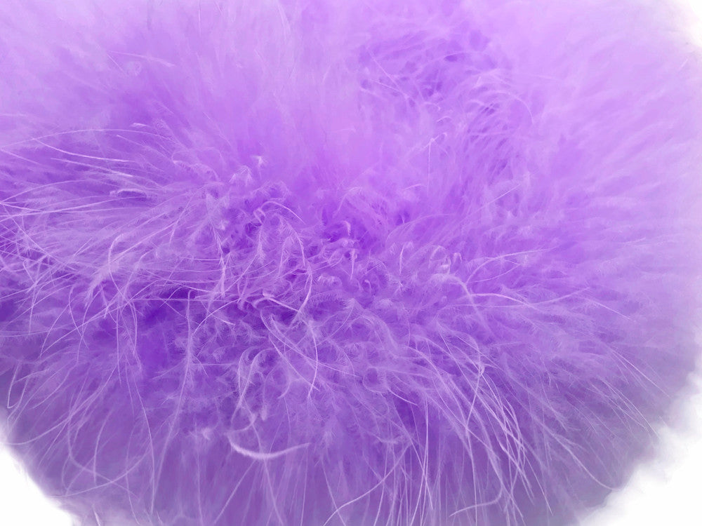 2 Yards - Lavender Turkey Medium Weight Marabou Feather Boa 25 Gram