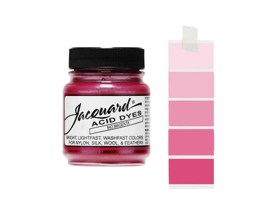 Magenta Jacquard Acid Dyes - 1/2 Oz