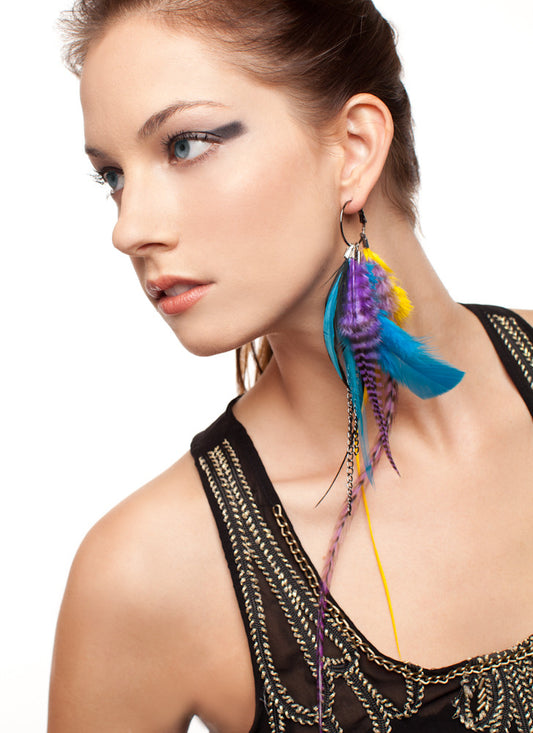 Juliet - Collection Single Feather Earring