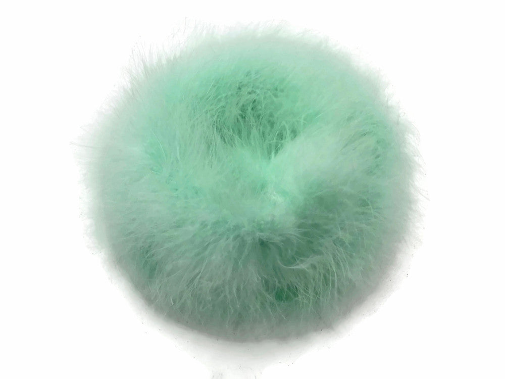 2 Yards - Fresh Mint Turkey Medium Weight Marabou Feather Boa 25 Gram