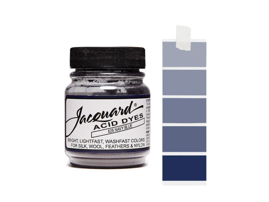 Navy Blue Jacquard Acid Dyes - 1/2 Oz