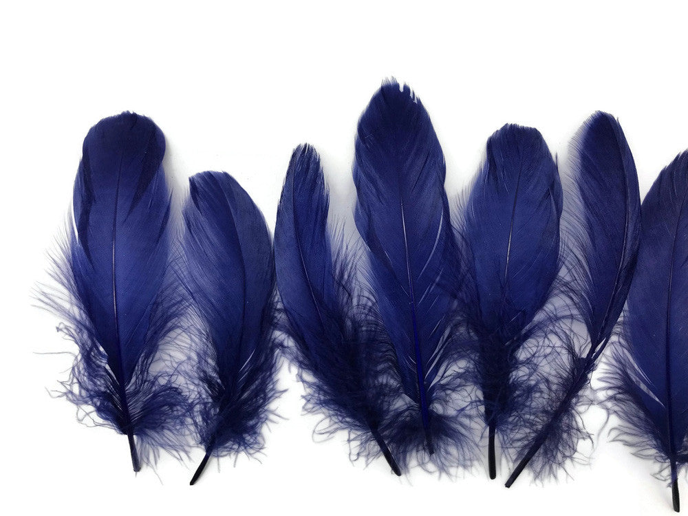 1 Pack - Navy Blue Goose Nagoire Loose Feather - 0.25 Oz