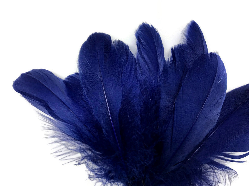 1 Pack - Navy Blue Goose Nagoire Loose Feather - 0.25 Oz