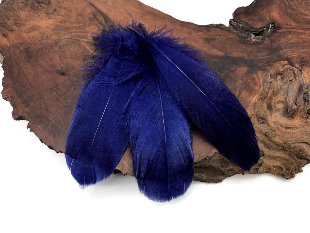 1 Pack - Navy Blue Goose Nagoire Loose Feather - 0.25 Oz