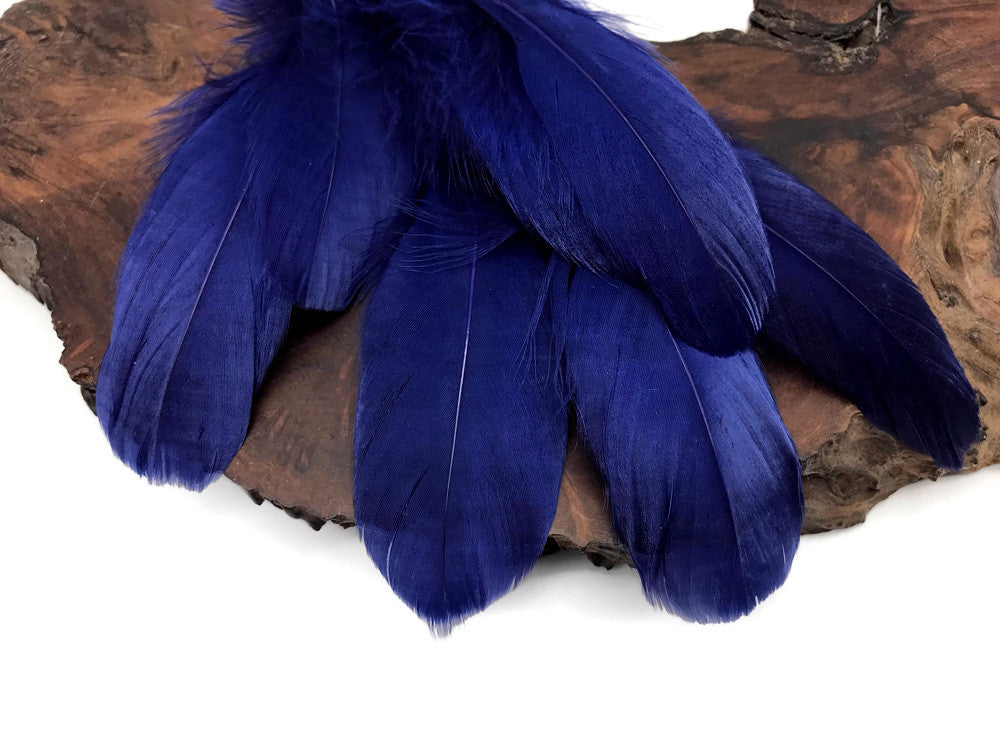 1 Pack - Navy Blue Goose Nagoire Loose Feather - 0.25 Oz