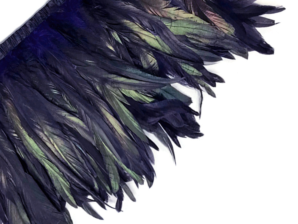 Deals 10 YARD Navy Blue feather trim