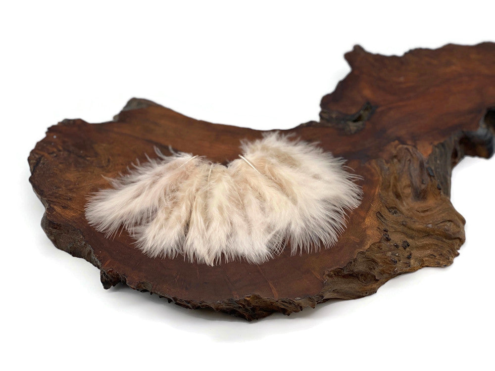 1/4 Lb - Nude Turkey Marabou Short Down Fluffy Loose Wholesale Feathers (Bulk)