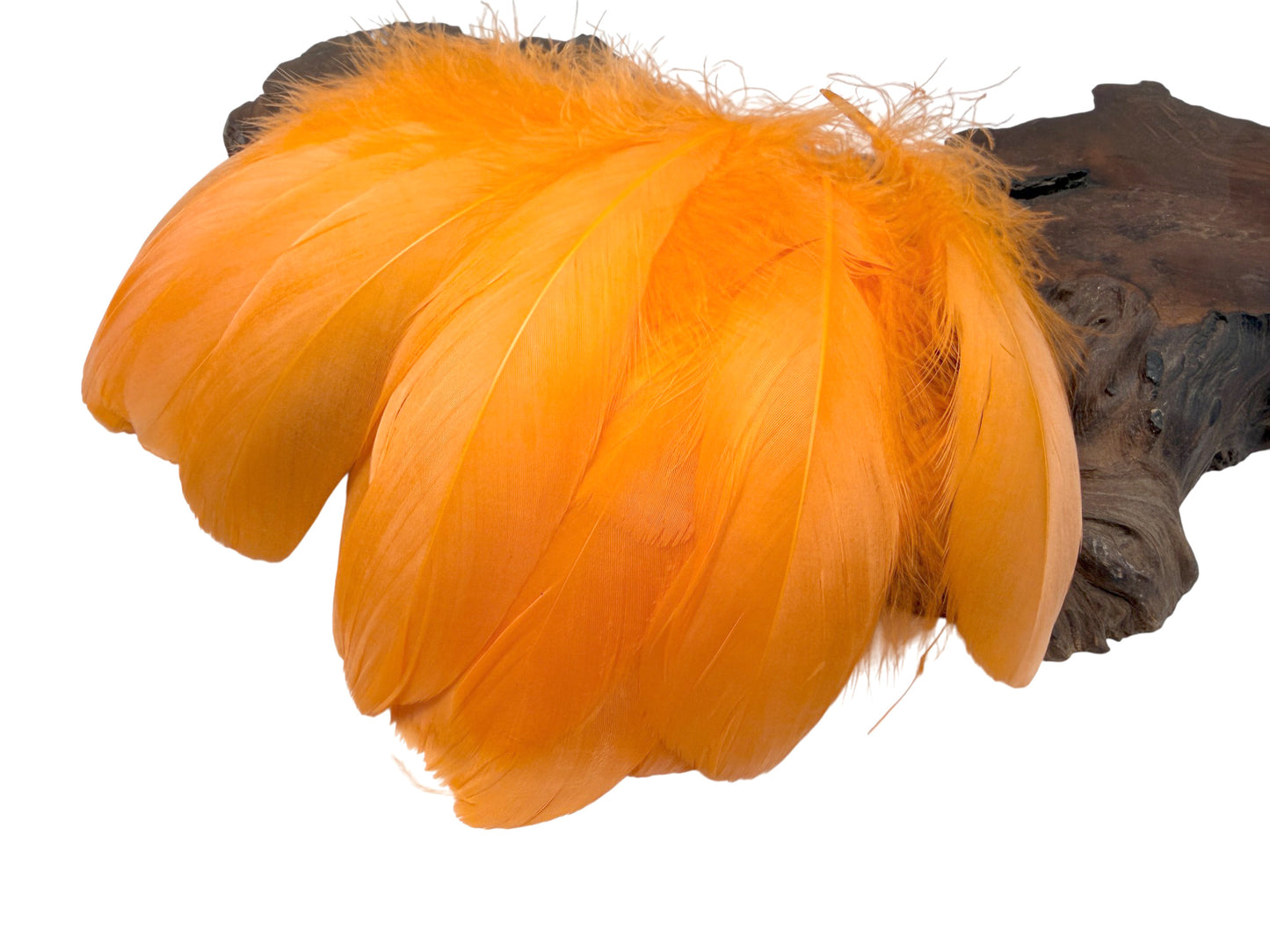1/4 lbs. - Peach Goose Nagoire Wholesale Feathers (Bulk)