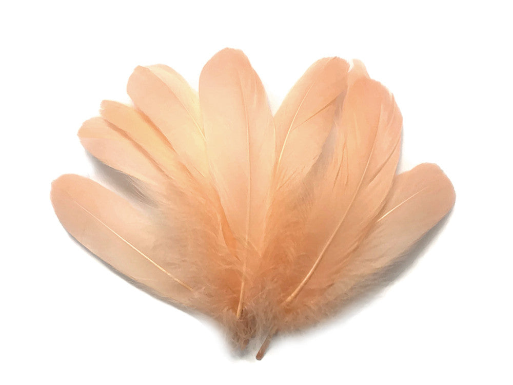 1/4 Lb - Peach Goose Nagoire Wholesale Feathers (Bulk)