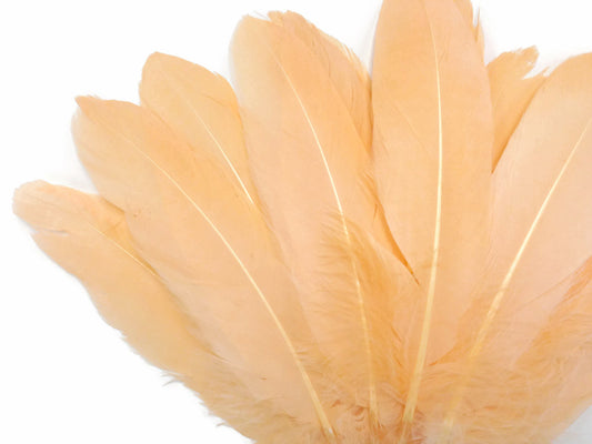 1/4 Lb - Peach Goose Satinettes Wholesale Loose Feathers (Bulk)