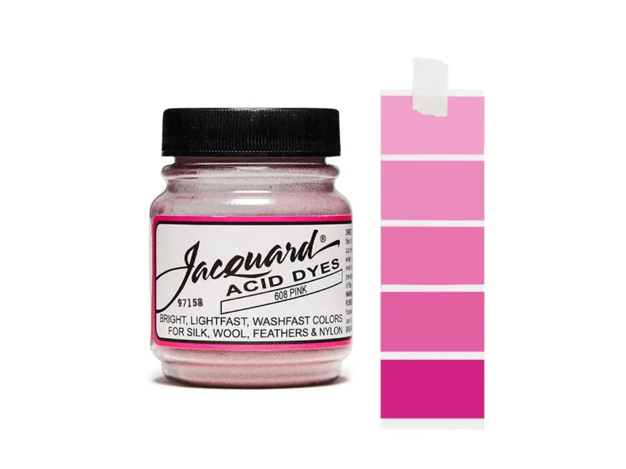 Pink Jacquard Acid Dyes - 1/2 Oz