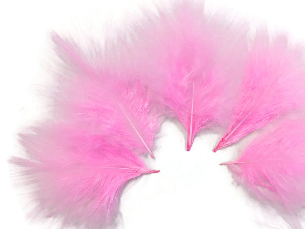 1 Pack - Candy Pink Turkey Marabou Short Down Fluff Loose Feathers 0.10 Oz.