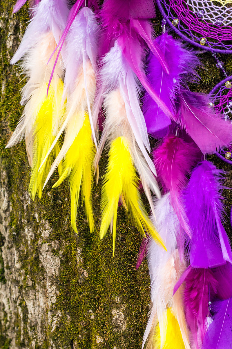 1/4 Lb - Purple Turkey T-Base Wholesale Body Plumage Feathers (Bulk)