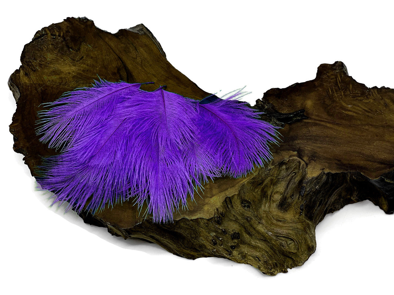 Wholesale Pack - Purple Ostrich Small Confetti Feathers (Bulk)