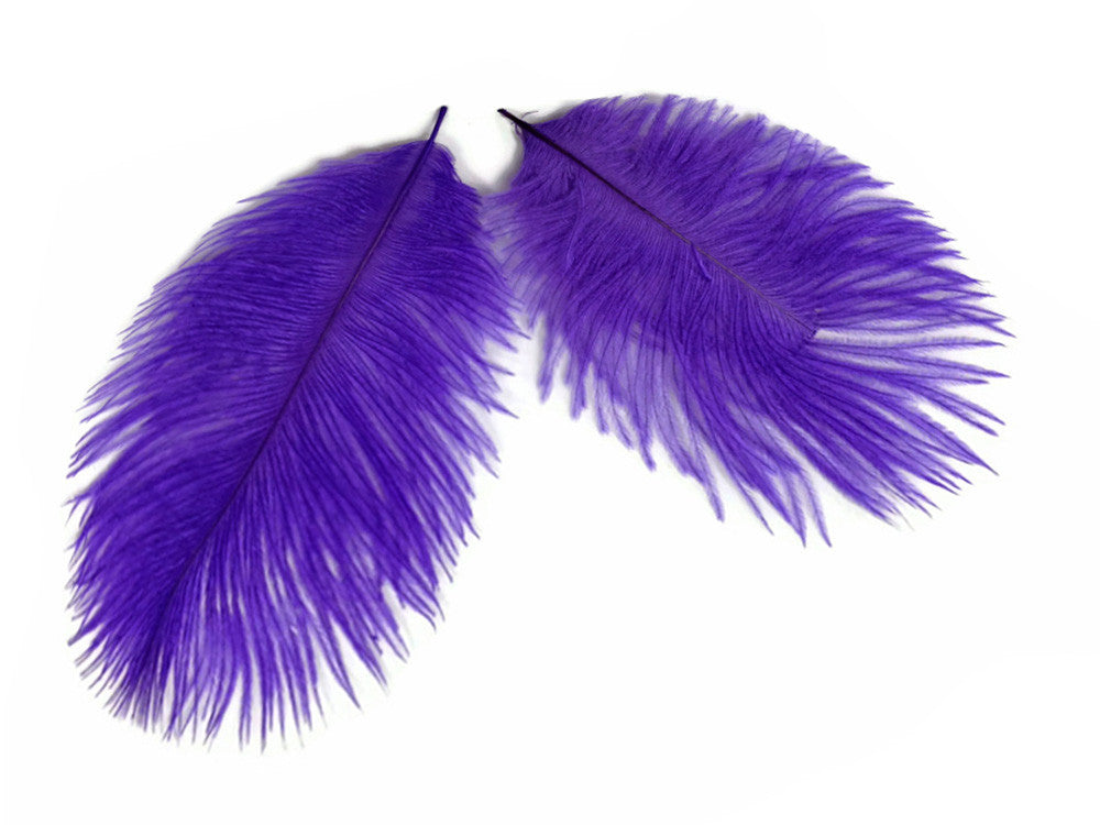 Wholesale Pack - Purple Ostrich Small Confetti Feathers (Bulk)