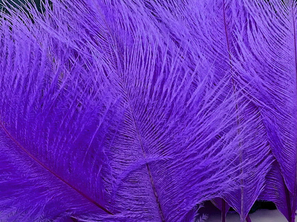 Wholesale Pack - Purple Ostrich Small Confetti Feathers (Bulk)