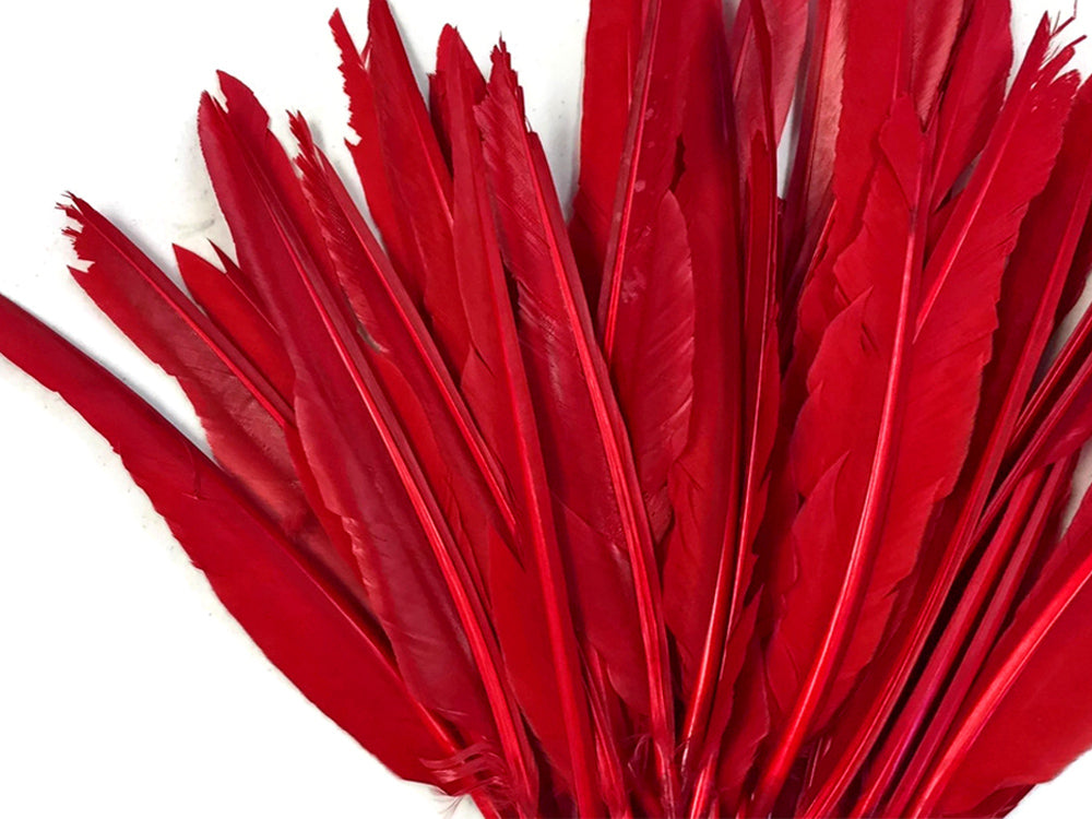 1 Pack - Red Duck Primary Wing Pointer Feathers 0.50 Oz.