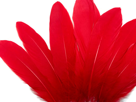 1/4 lbs. - Red Goose Satinettes Pallet Soft Wing Quill Wholesale Feathers (Bulk)