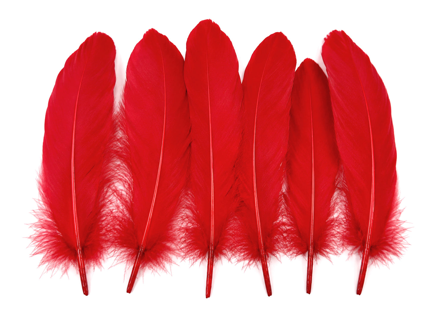 1/4 lbs. - Red Goose Satinettes Pallet Soft Wing Quill Wholesale Feathers (Bulk)