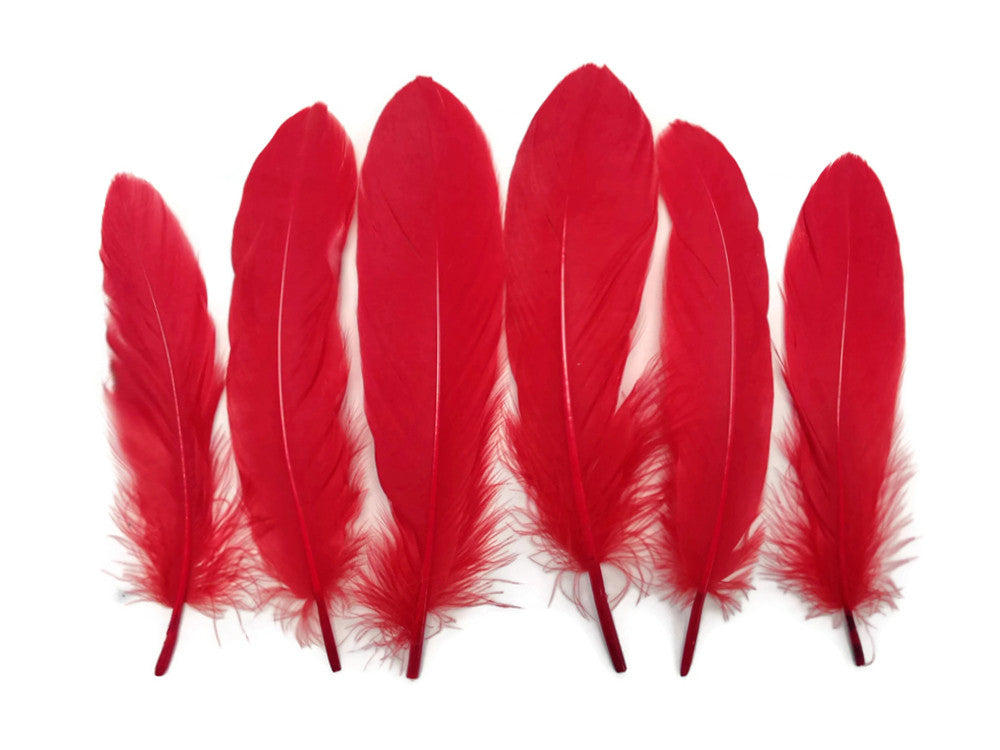 1 Pack - Red Goose Satinettes Loose Feathers 0.3 Oz.