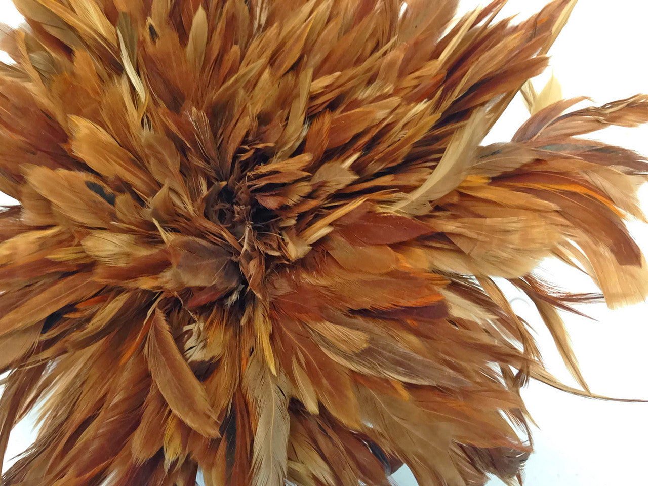 4 Inch Strip Natural Red Strung Rooster Schlappen Feathers | Moonlight ...