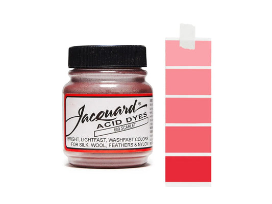 Scarlet Jacquard Acid Dyes - 1/2 Oz