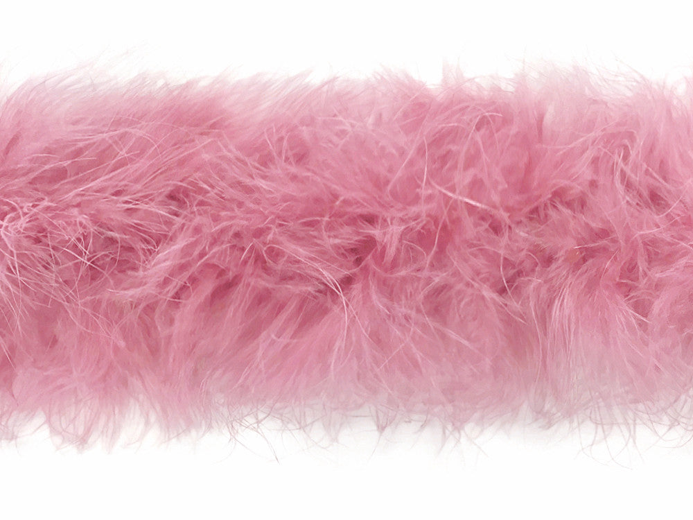 2 Yards - Taupe Turkey Medium Weight Marabou Feather Boa 25 Gram