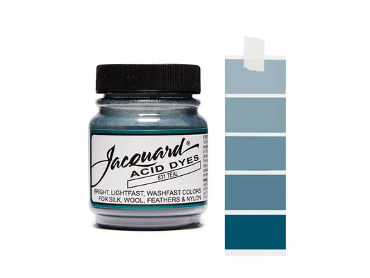 Teal Jacquard Acid Dyes - 1/2 Oz