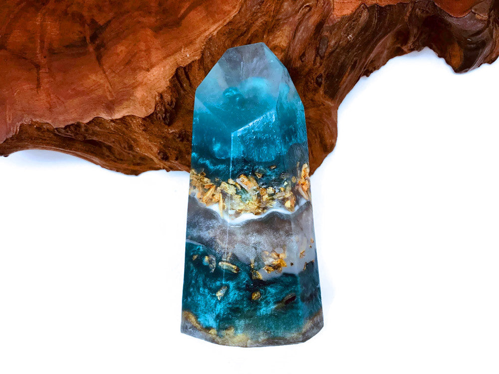 Turquoise Crystal Point