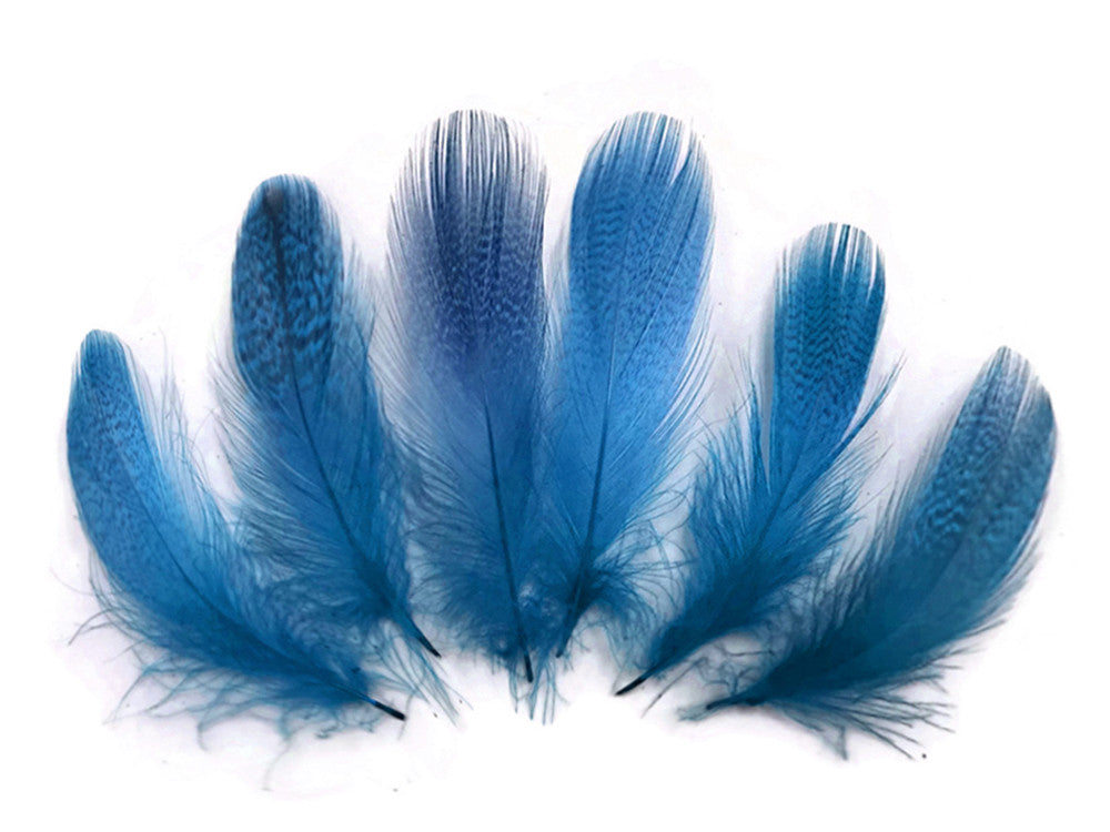 1 Pack - Turquoise Blue Mallard Duck Flank Feathers 0.10 Oz.