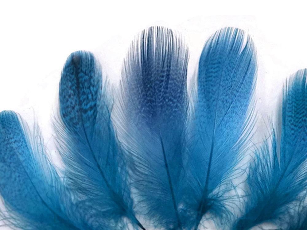 1 Pack - Turquoise Blue Mallard Duck Flank Feathers 0.10 Oz.