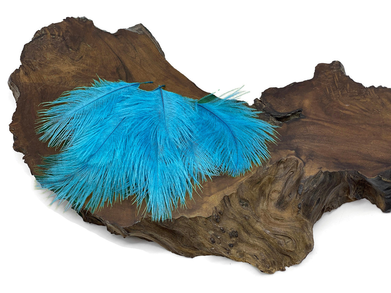 1 Pack - Turquoise Blue Ostrich Small Confetti Feathers 0.3 Oz