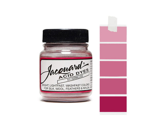 Vermillion Jacquard Acid Dyes - 1/2 Oz